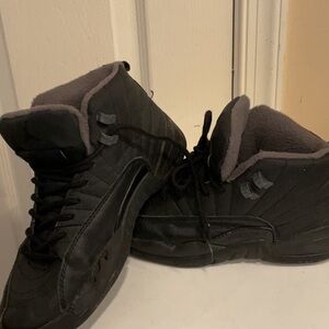 Jordan Black High-Top Sneakers with Padded Collar